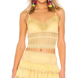 ✨Charo Ruiz Dana Top Yellow Size M✨